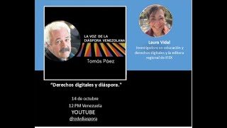 Tema quotDerechos digitales y diáspora”Invitada Laura Vidal [upl. by Chavaree]