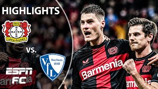 UNBEATEN STREAK CONTINUES 😤 Bayer Leverkusen vs VfL Bochum  Bundesliga Highlights [upl. by Notyalc]