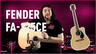 Fender FA125CE Western Gitaar Review  Bax Music [upl. by Ahsercul338]