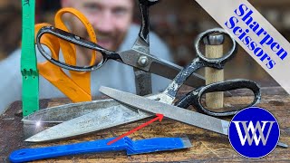 How to Sharpen Scissors Like a Pro at Home [upl. by Alyworth]