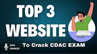 Top 3 website to crack cdac ccat exam  cdac course preparation  cdac ccat exam in detail cdac [upl. by Aisenat707]