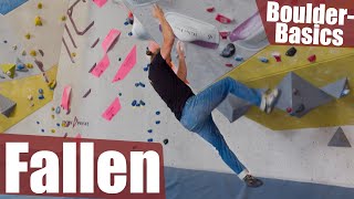 BoulderBasics Sicher fallen und landen [upl. by Einnalem]