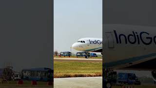 Indigo Cargo plane Airbus321 taxing ytshorts delhiairport viral trending aviation planes fun [upl. by Lyrrad]