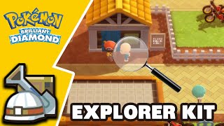 Pokémon Brilliant Diamond  How To Obtain The Explorer Kit and Access The Grand Underground quotNEWquot [upl. by Glarum]