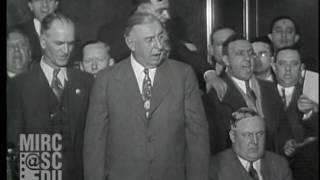 Former Chicago mayor Big Bill Thompson celebrates his 1931 Republican primary victory [upl. by Olly]