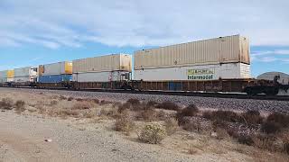 Hesperia Curve GE Powered Intermodal about to enter the Cajon Pass thatcurveguy cajonpass [upl. by Ellednek]