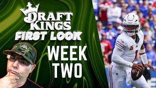 Expert DFS NFL Strategy for Week 2 on DraftKings 2024 [upl. by Damiano100]