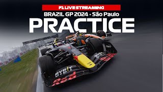 LIVE F1 Data Brazil GP 2024 Interlagos São Paulo Practice  Formula 1 Commentary [upl. by Lerrad]