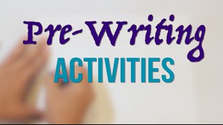 Prewriting Activities [upl. by Derk]