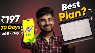 BSNL Recharge Plan 2024 😱 Rs 197 with 70 Days amp 2GBDay Plan Details [upl. by Remington]