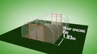 16ft 488m Wide Polytunnel Overview  VT16 [upl. by Selyn]