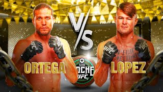 UFC 306 Ortega vs Lopez ufc306 ufc5 [upl. by Nivag]