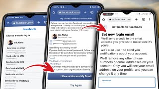 How to Recover Facebook Account Without Email and Phone Number 2024 [upl. by Ladnyc]