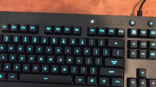 LOGITECH G213 KEYBOARD RGB DEMO [upl. by Oinafipe]