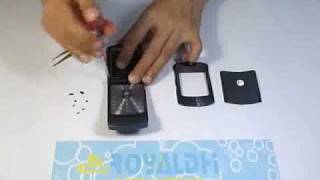 How to install Motorola V3 V3i Phone Front Back Housing [upl. by Haleak]