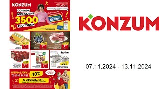 Konzum katalog HR  0711  13112024 [upl. by Urbanna555]