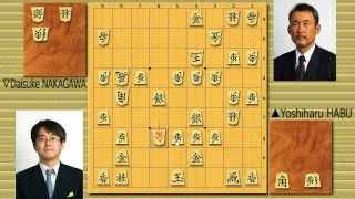 Famous Shogi Games HABU vs NAKAGAWA Oct 14th 2007 [upl. by Woothen]