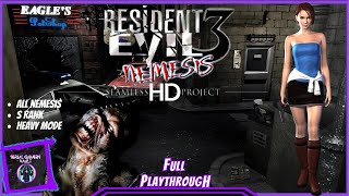 RESIDENT EVIL 3 NEMESIS  SEAMLESS HD  All Nemesis S Rank Heavy Mode  Full Playthrough [upl. by Reggie554]