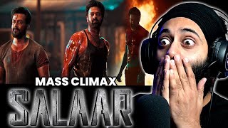 SALAAR MASS CLIMAX FIGHT SCENE REACTION  PRABHAS  PRTV [upl. by Enrak788]