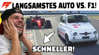 Mit dem langsamsten Auto einen Formel 1 Wagen besiegen [upl. by Nehemiah]