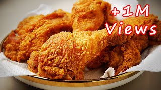 THE SECRETS TO MAKE THE BEST CRISPY AND JUICY FRIED CHICKEN SO DELICIOUS BETTER THAN TAKE OUT [upl. by Nawek293]