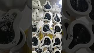 Bicycle seat cushion samples Making By High Pressure Foam Machine [upl. by Etteuqram]