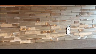 Cutting Tile Backsplash Without a Wet Saw [upl. by Reedy]