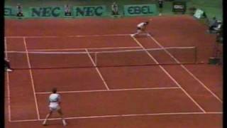 Davis Cup final 1984 McEnroe Sundström [upl. by Rohpotsirhc474]