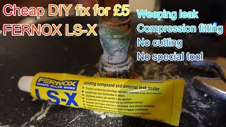 Fixing a compression joint weeping leak quick and cheap by Benson Chik [upl. by Dirk]