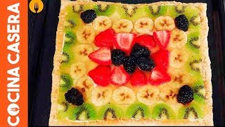 Tarta de Hojaldre de frutas [upl. by Latsyrc]