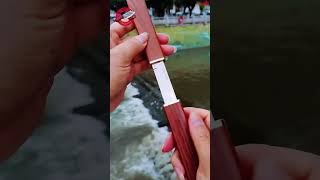 slicing knife butcher knife short youtube foryou [upl. by Ubald]