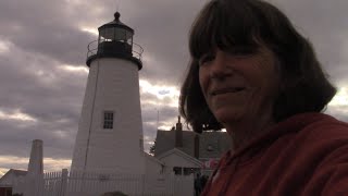 Pemaquid Point Lighthouse A Look from Top Bristol Maine 2021 Northeast USA Autumn Trip 10121 [upl. by Picker]