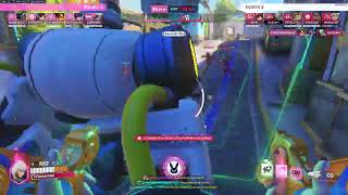 Overwatch 2  Gameplay on Dva competitive Diamond  Ronasapi 061124 [upl. by Nonez]