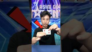 Shocking AGT Moment Card Magically Switches in Front of AGT Judges americasgottalent agt magic [upl. by Curnin]