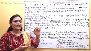 Classification of Chromatography Part 04  Ion Exchange  Basics of Phytochemistry Part 16 [upl. by Nodnarbal]