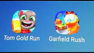 Tom Gold Run Vs Garfield Rush [upl. by Coster]