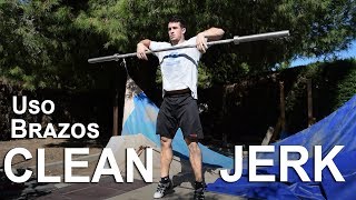 Consejos halterofilia 2 uso de brazos en clean y jerk [upl. by Ludovika175]