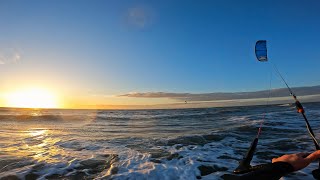 Sunset downwinder in Zandvoort  With Pepsports [upl. by Joby303]