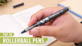 Top 10 Rollerball Pens [upl. by Kayley402]