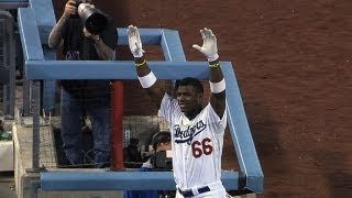 Yasiel Puigs impressive debut week [upl. by Venola951]