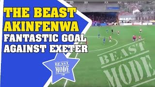 The beast Akinfenwa fantastic goal against Exeter [upl. by Llehcear]