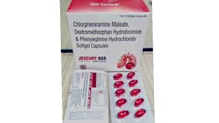 JESCUFF SGS Capsule Chlorpheniramine Maleate Dextromethorphan amp Phenylephrine Softgel Capsules [upl. by Joris478]