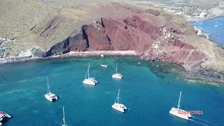 Santorini Red Beach 4K [upl. by Netnert926]