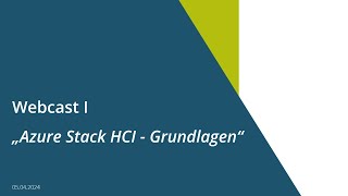 Azure Stack HCI Grundlagen [upl. by Nevaeh]