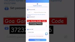 goa games invite code  goa games app invite code  goa games referral code [upl. by Charlie457]