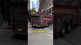 NYC Firefighter Has Mad Driving Skills 😱 shorts [upl. by Odlanar]