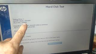 Testing the hard disk for failure [upl. by Eidnam]