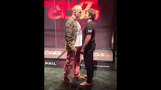 Jake Paul vs Ben Askren Face Off [upl. by Llecram258]