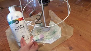 DIY Landhaus LookUpcycling Lampe  Aus ALT mach NEU leicht gemacht [upl. by Earezed]