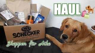 HAUL  Schecker  Shoppen für den Hund [upl. by Ahsirat898]